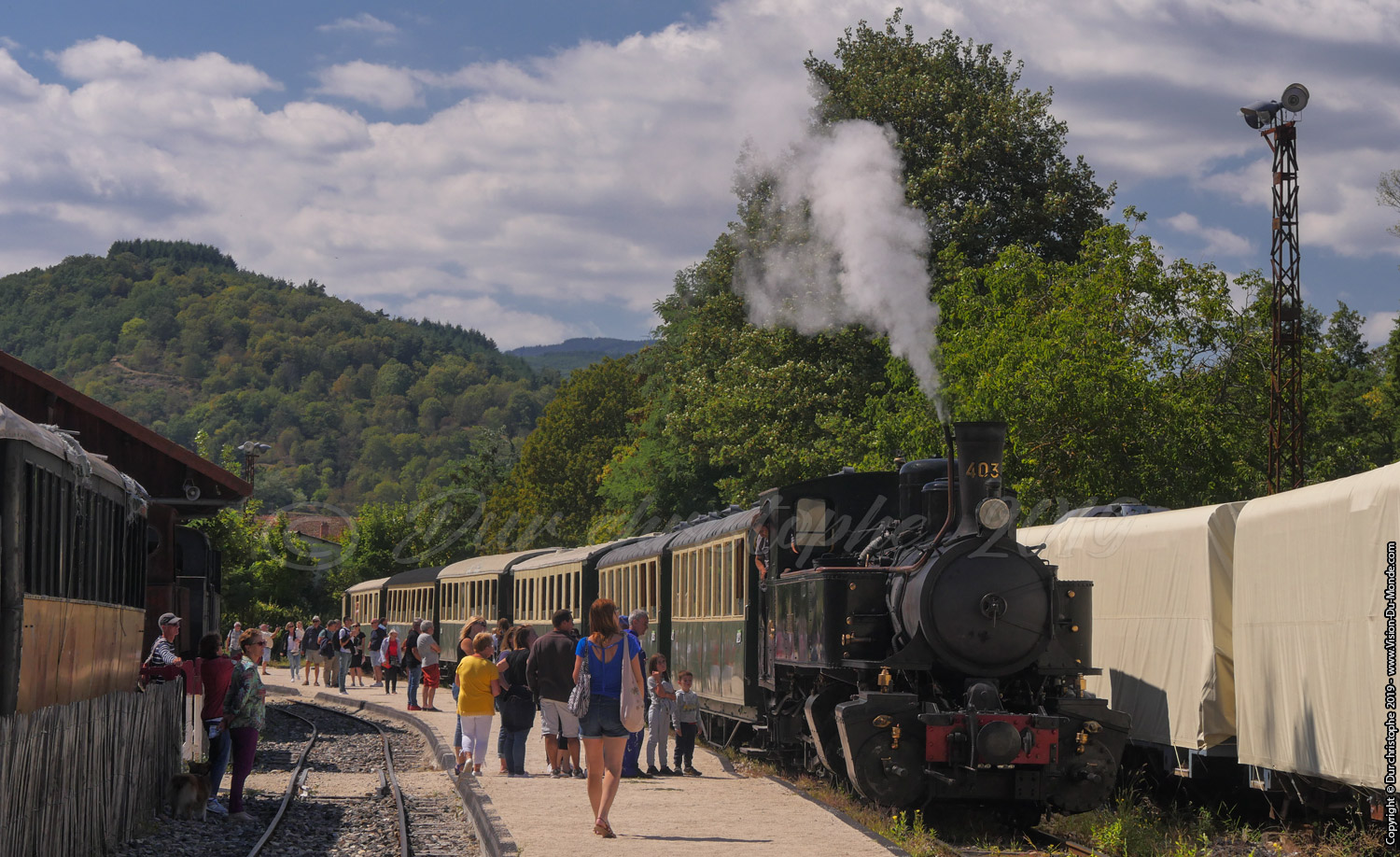 Train vapeur le Mastrou
