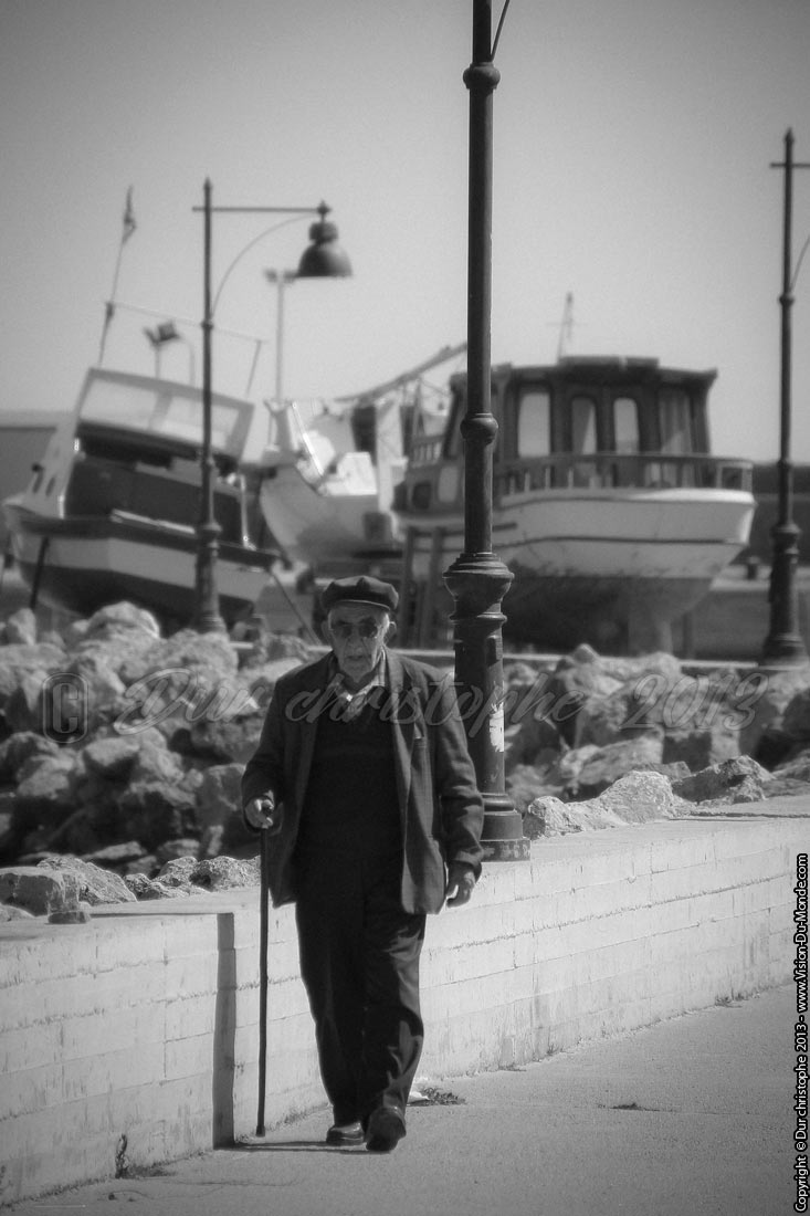 Viel homme - Port de Sitia - 2013