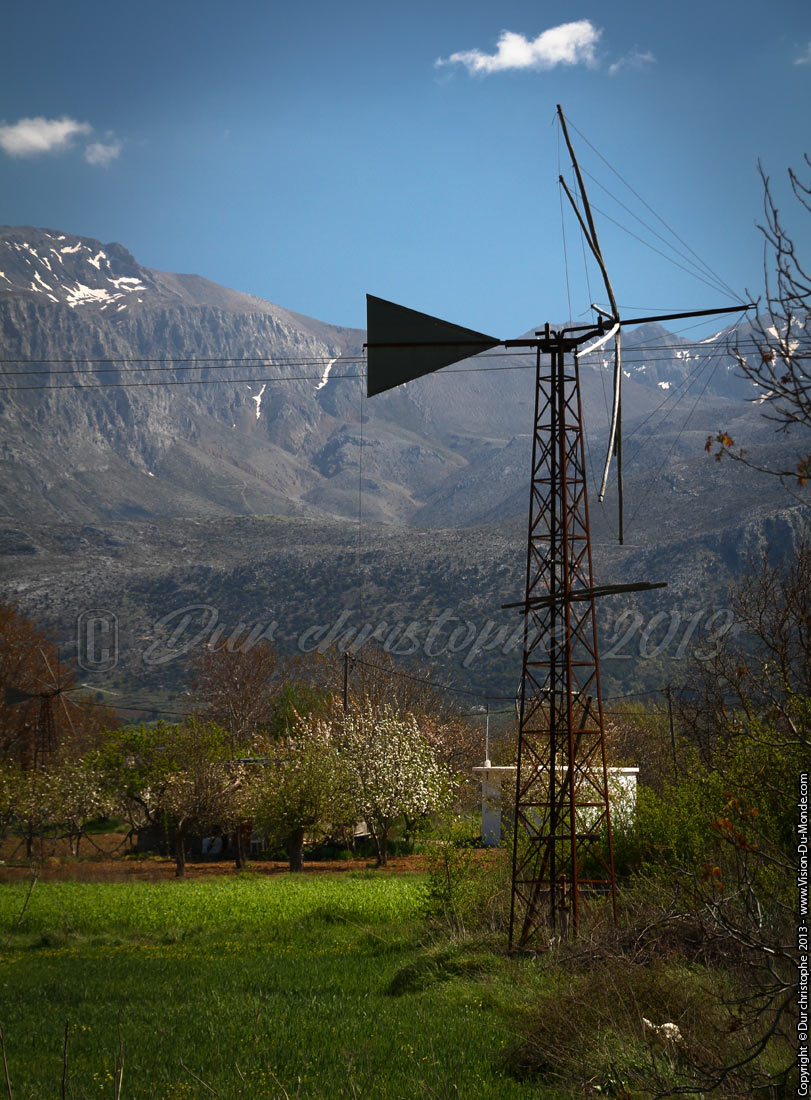 Les anciennes Eoliennes - Plateau du Lassithi - 2013