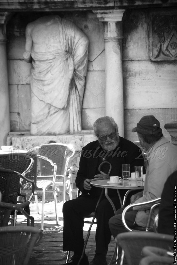 Terrasse de café - Héraklion - 2013