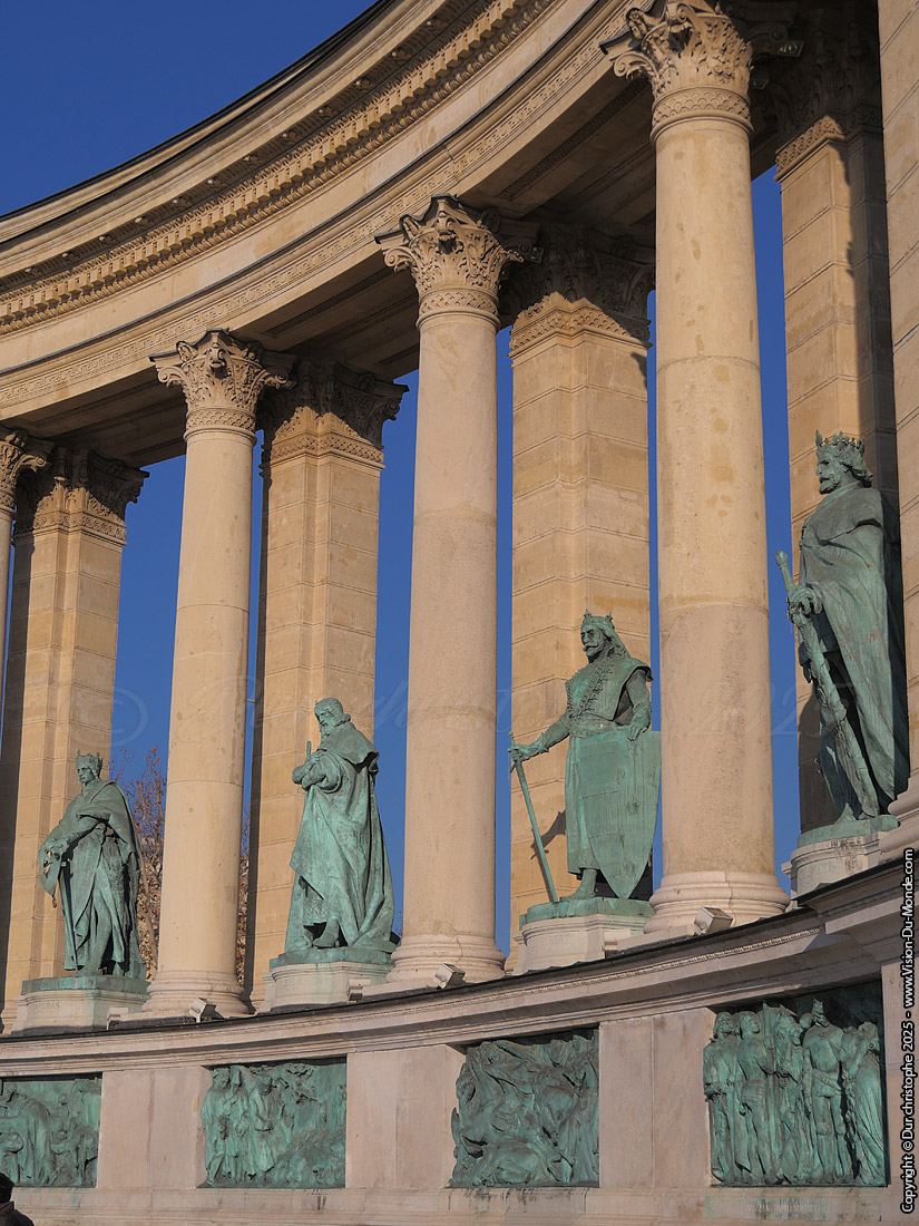 Anciens rois - Place des héros - Budapest - 2025