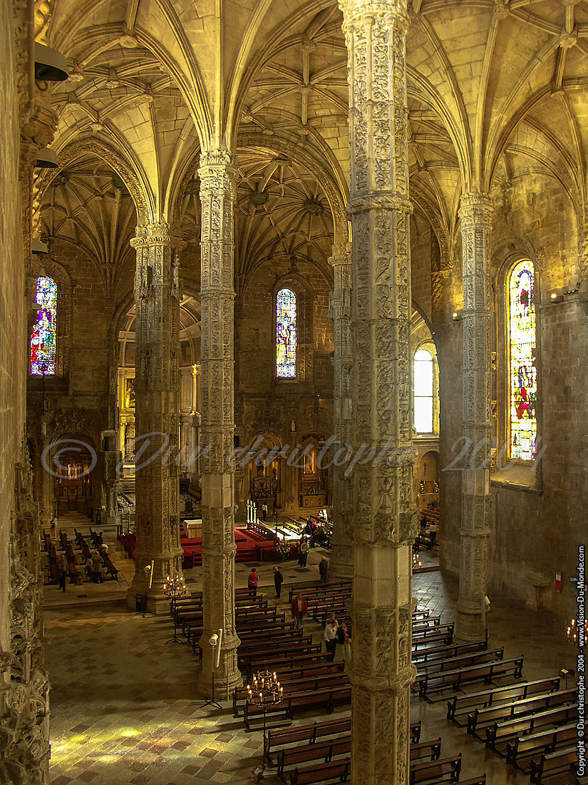 Igreja de Mosteiro dos Jeronimos - quartier Belem - Lisbonne - 2004