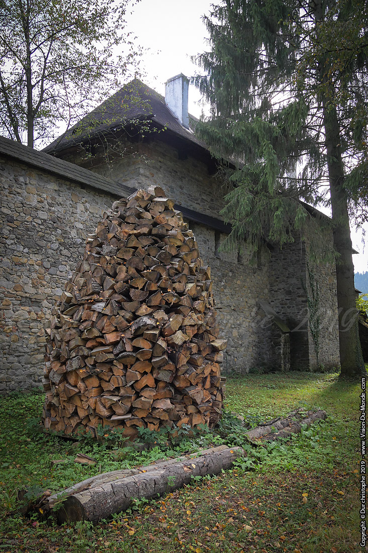 Tas de bois en épis - Moldovita