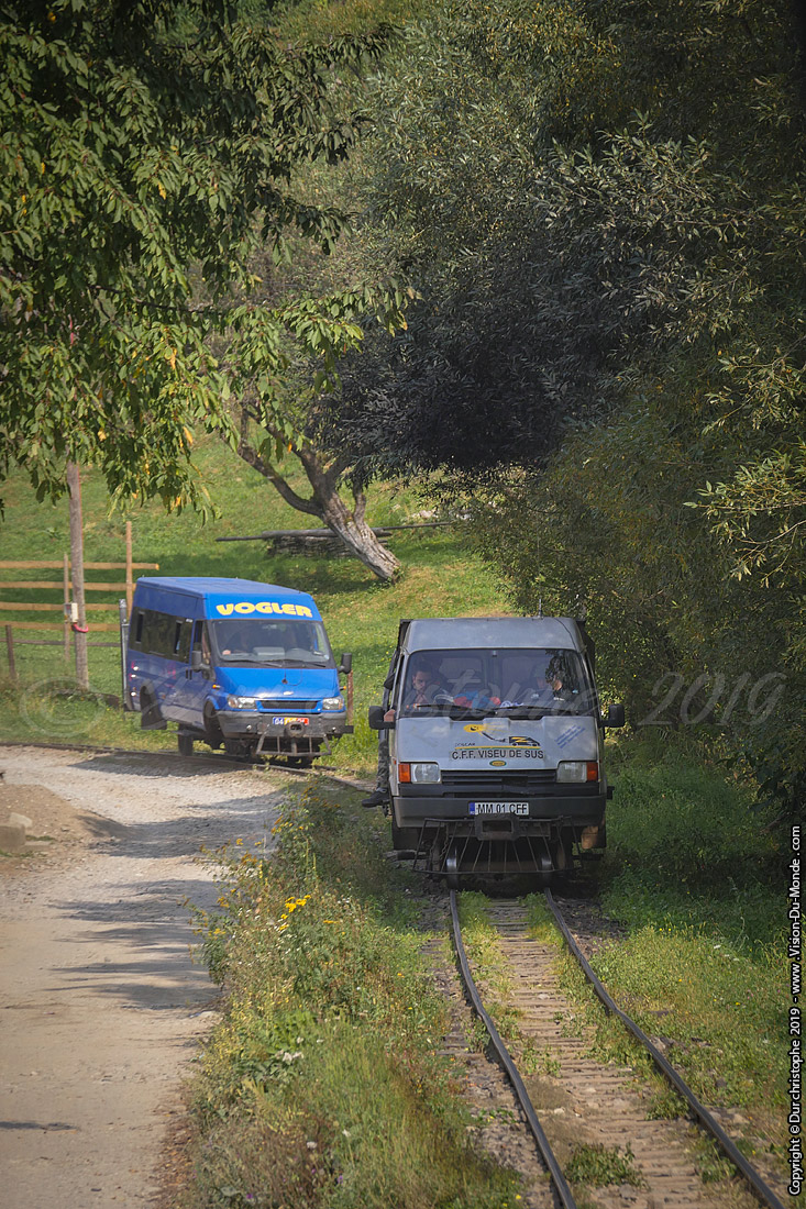 les camionnettes train