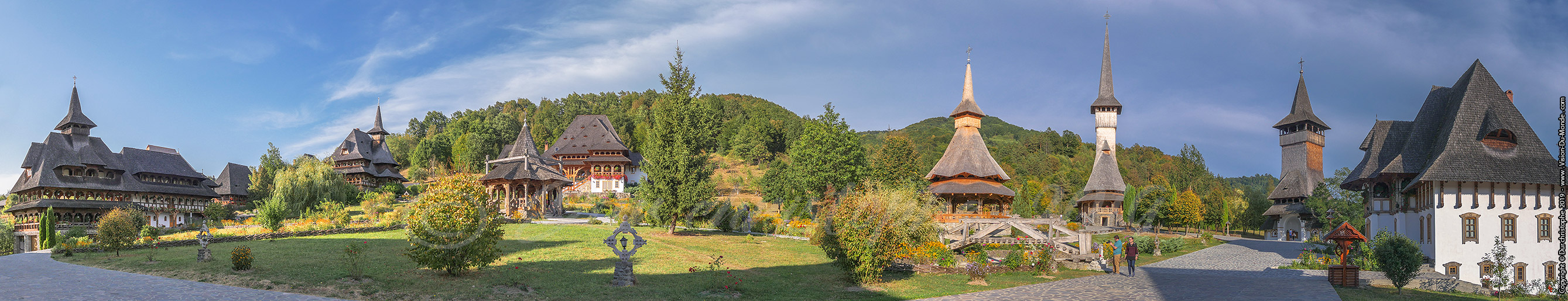 Monastère de Barsana Panoramique