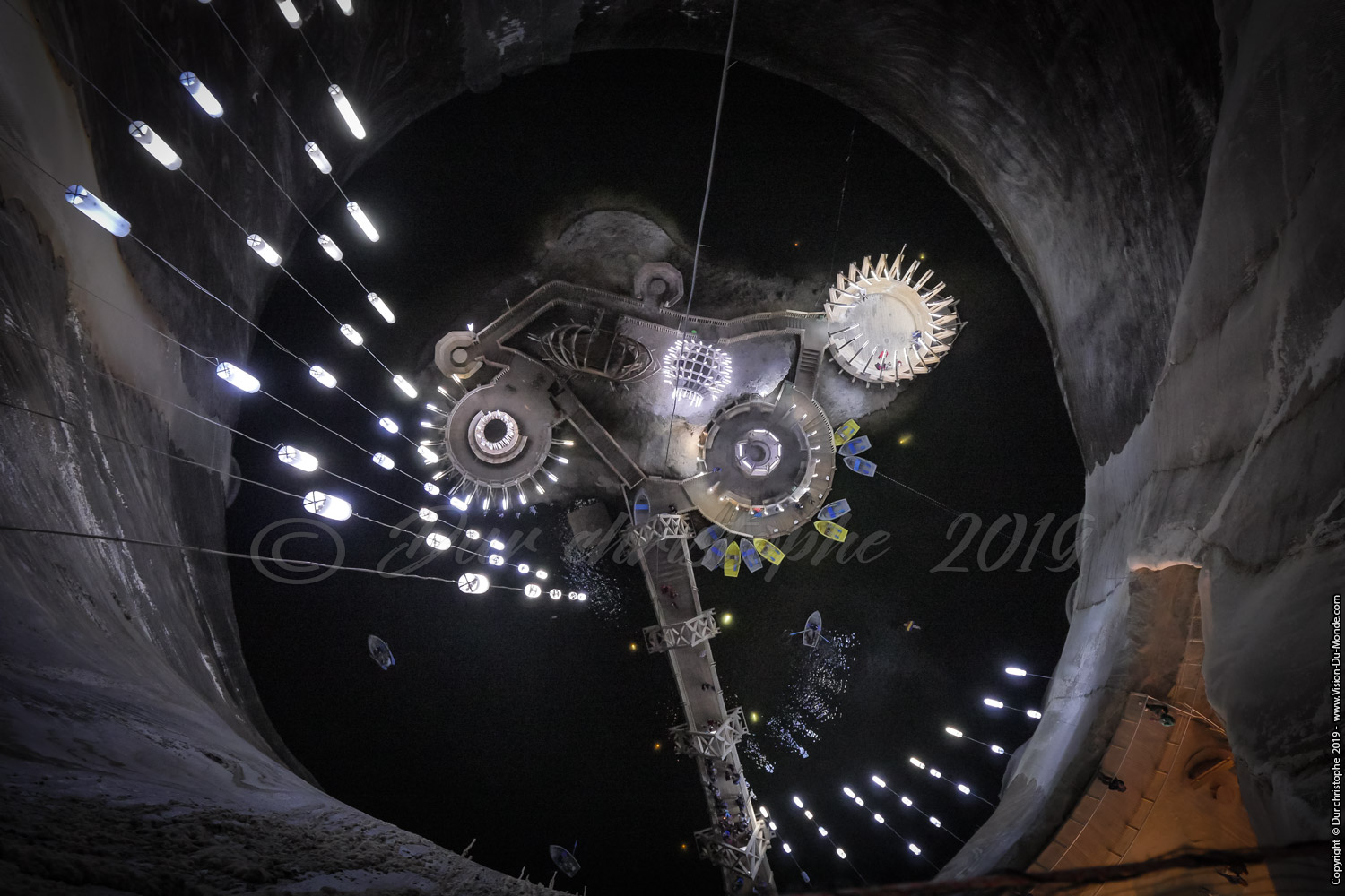 Le lac - Mine de sel de Turda