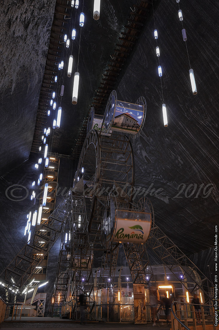 La grande roue - Mine de sel de Turda