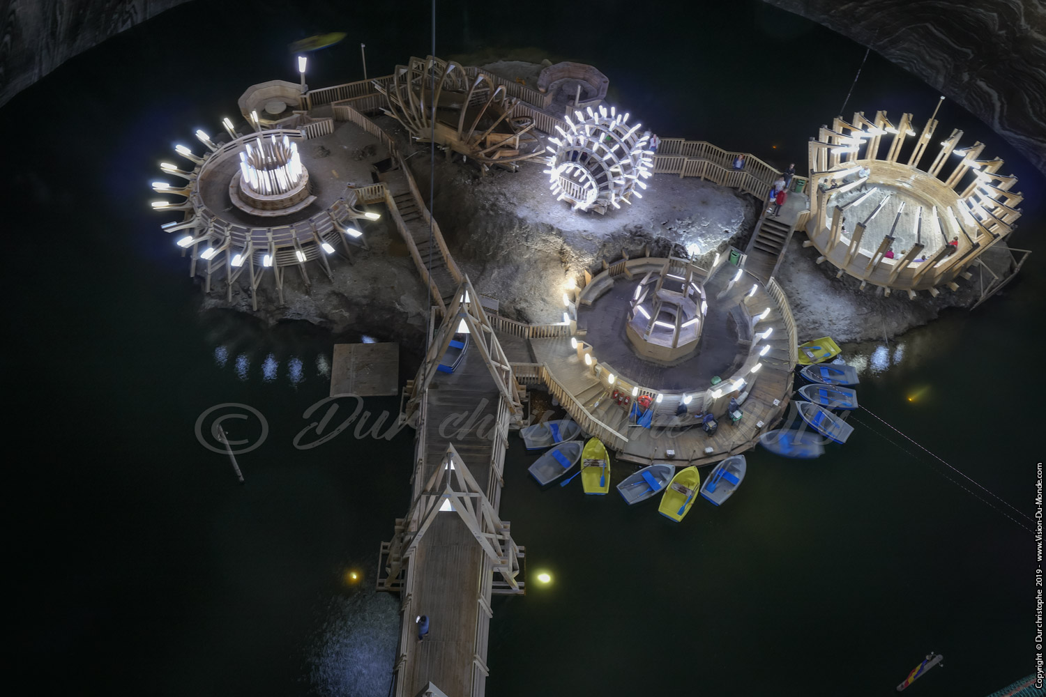 Le lac - Mine de sel de Turda