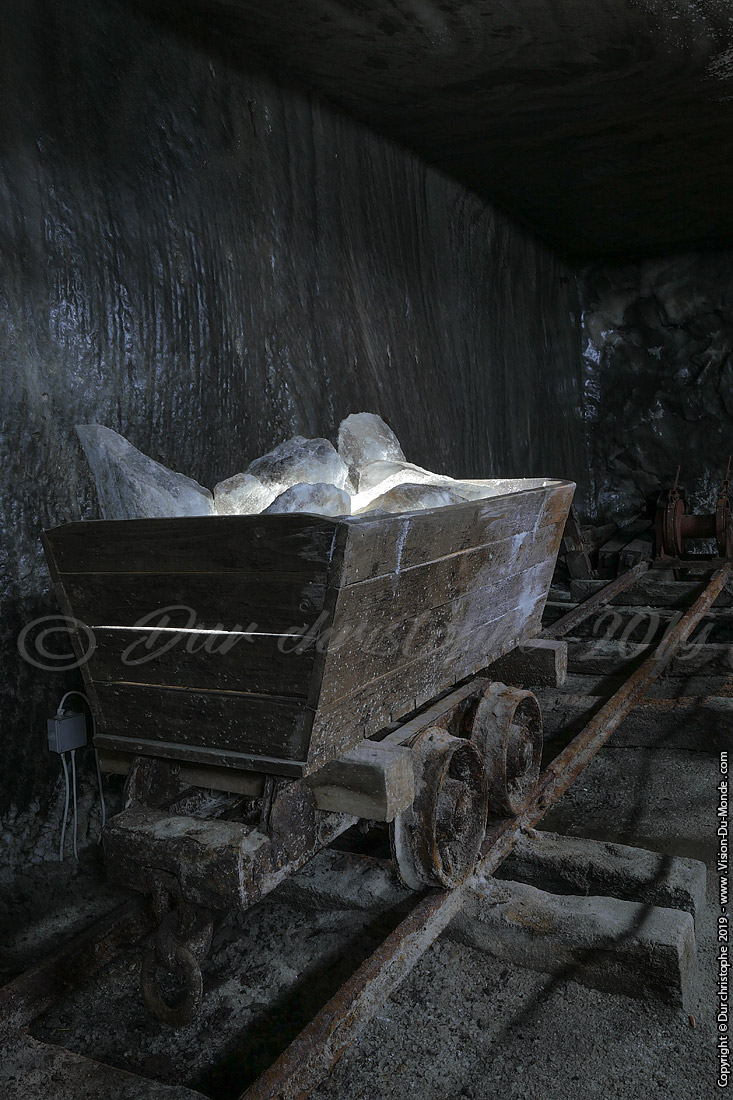 Chariot de sel - Mine de sel de Turda