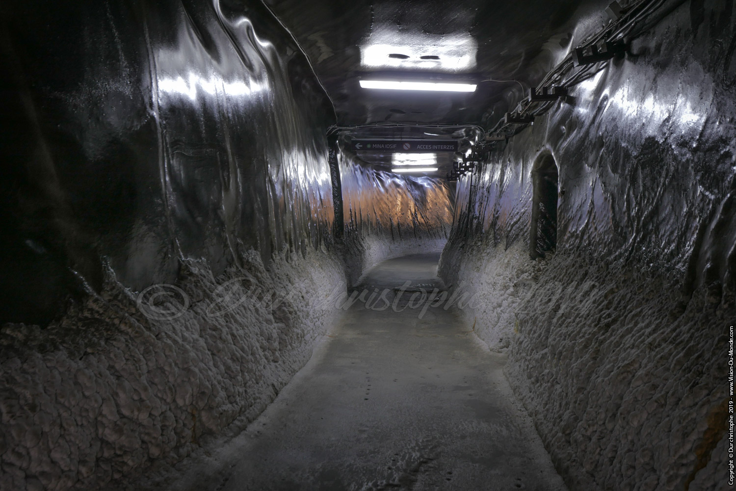 Couloir de sel  - Mine de sel de Turda