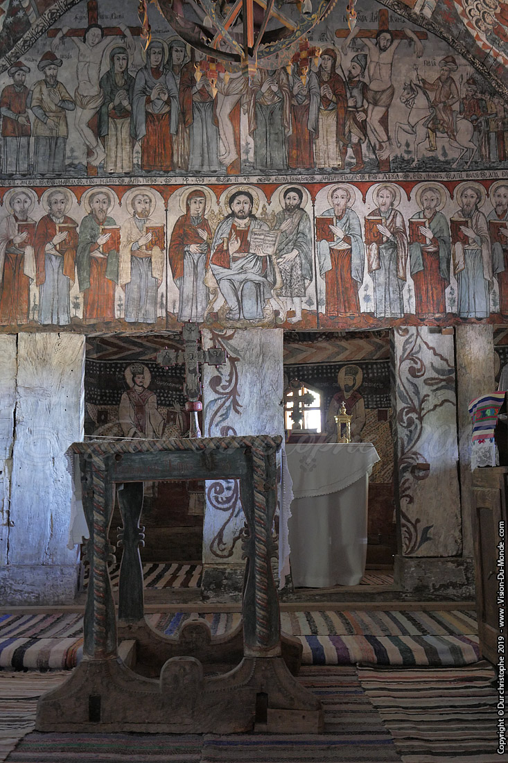 Eglise en bois peinte - Parc Ethnographique Astra