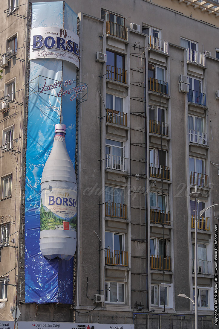 Publicité eau minéral - Bucarest