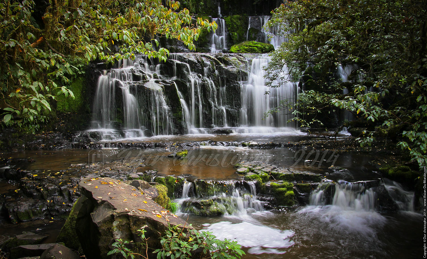 Purakauni falls - Catlins - 2014
