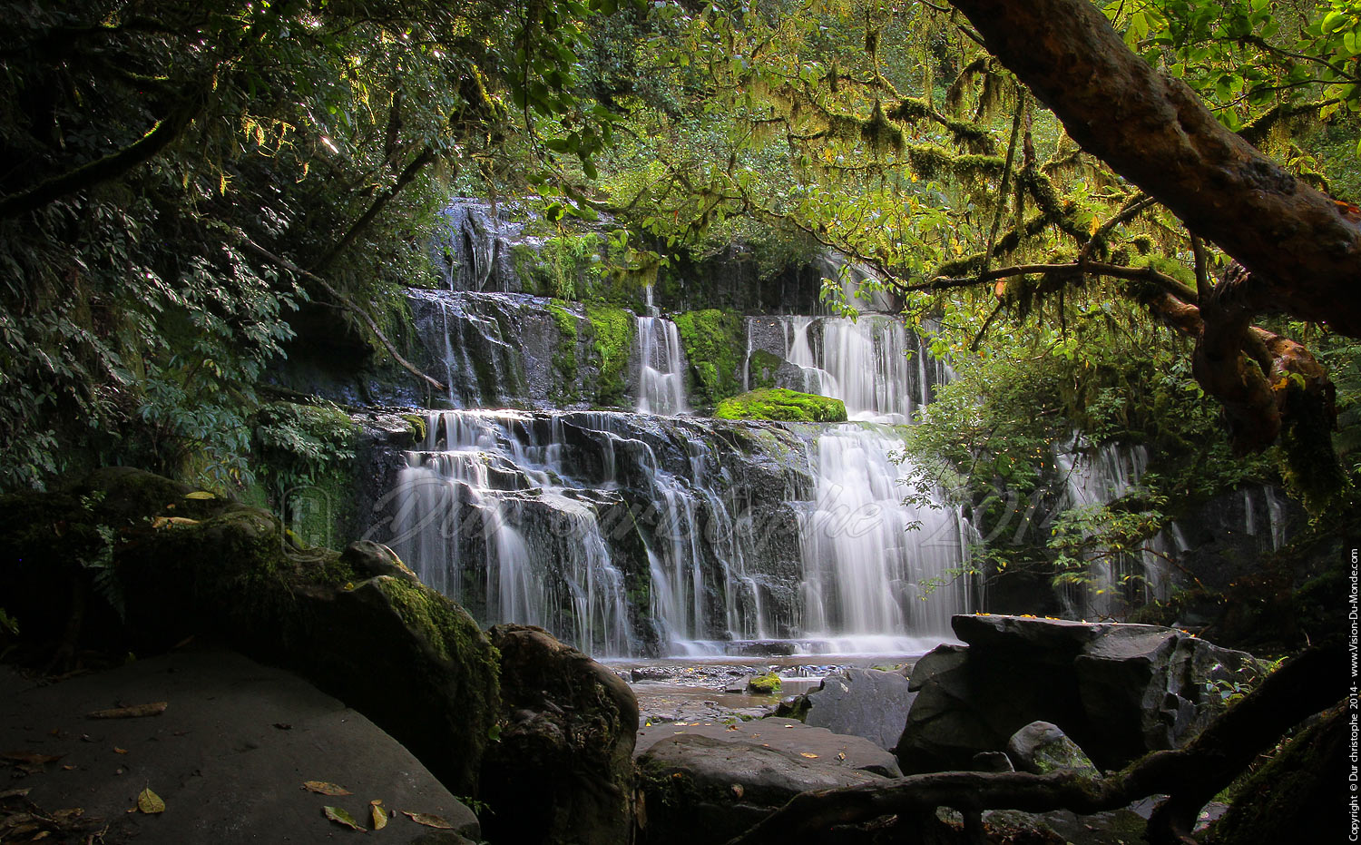 Purakauni falls - Catlins - 2014