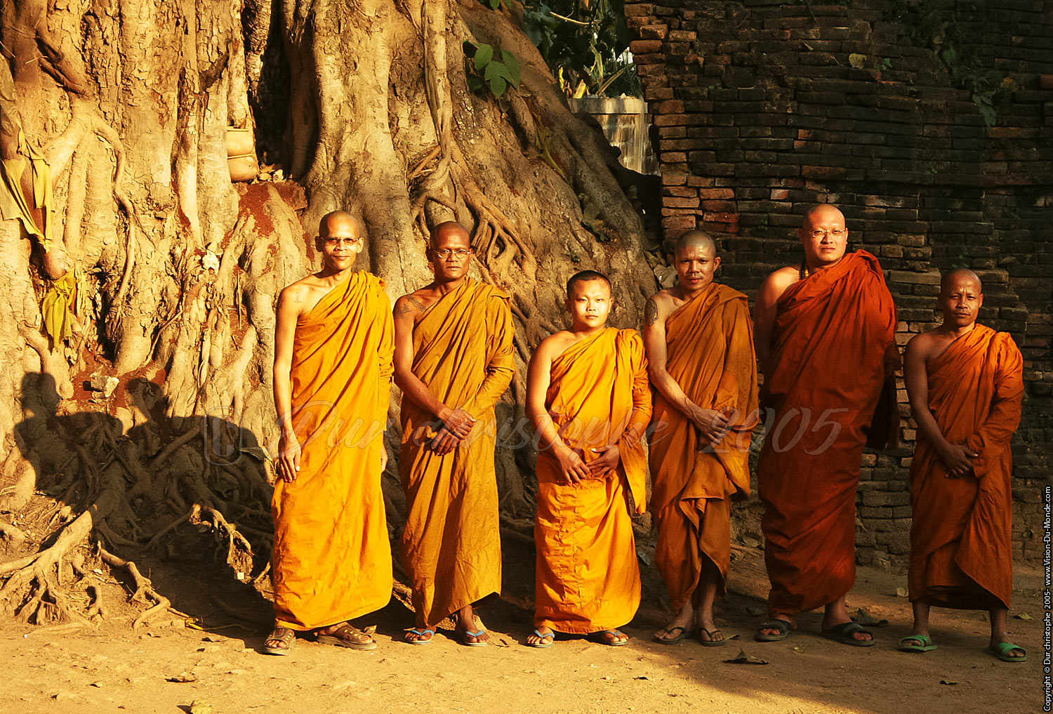 Les moines - THAILANDE - 2005